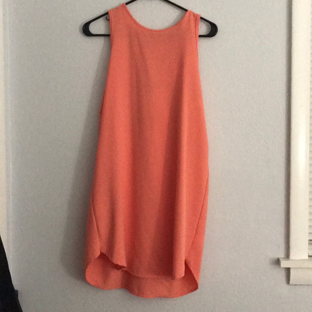 Orange dress